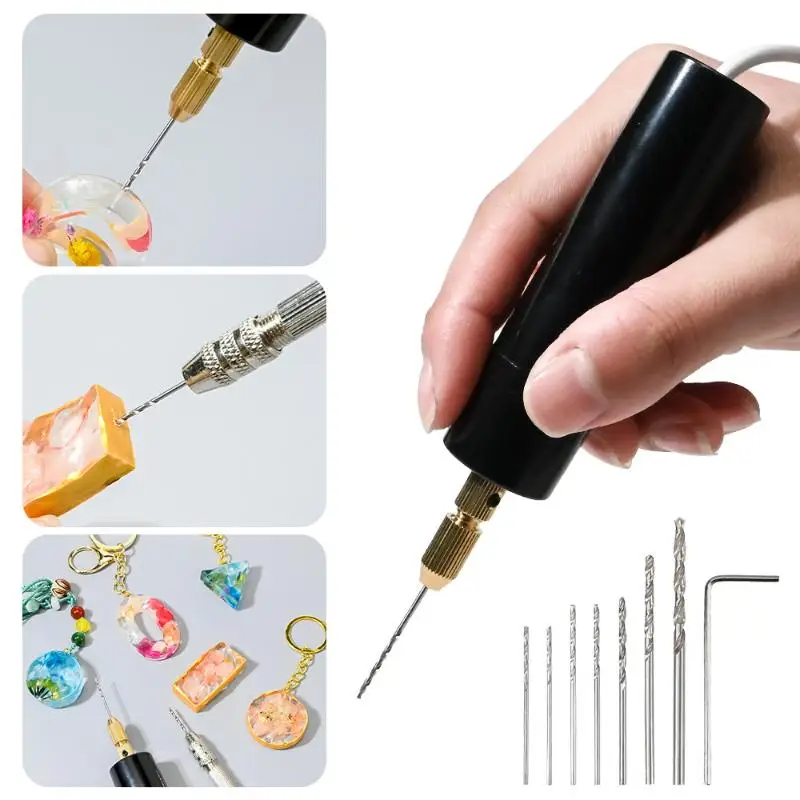Jewelry Making Dc - Mini furadeira elétrica portátil USB para