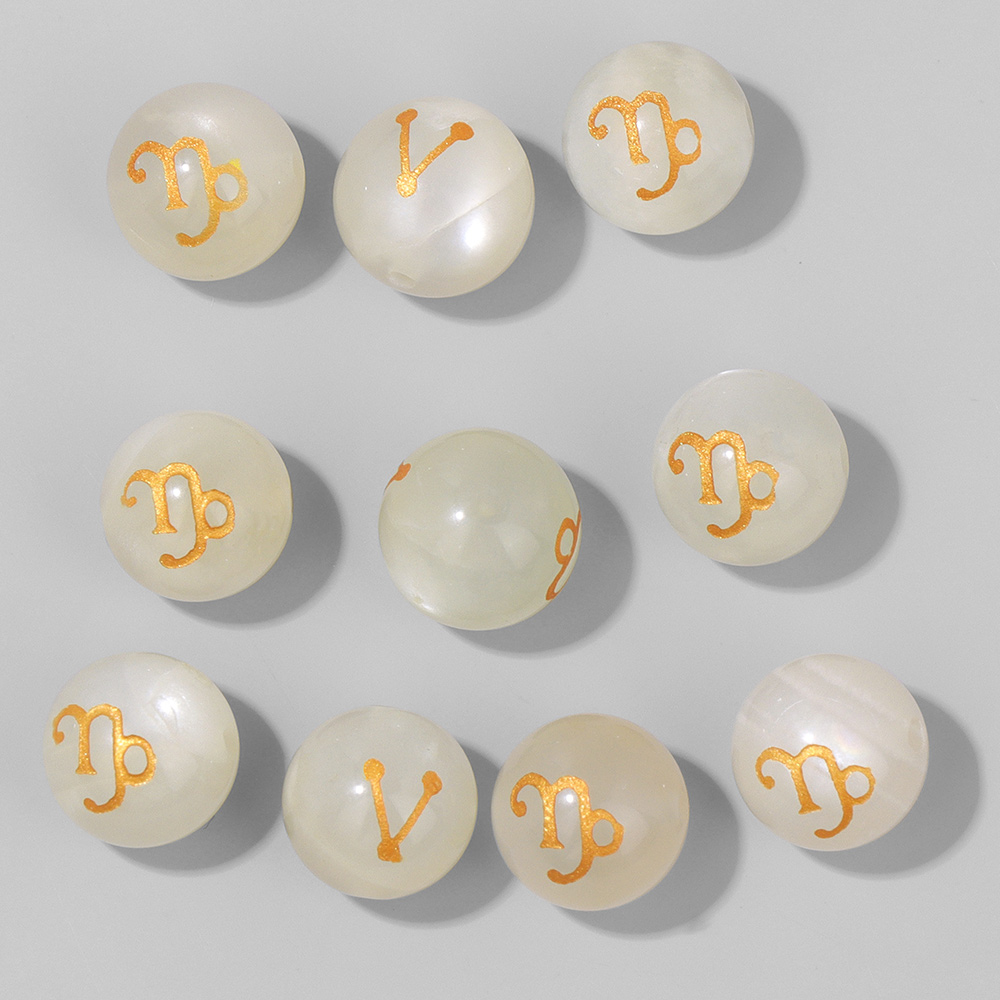Jewelry Making Gemstones - Atacado 12 Zodiac Mooonstone Encantos Pedra