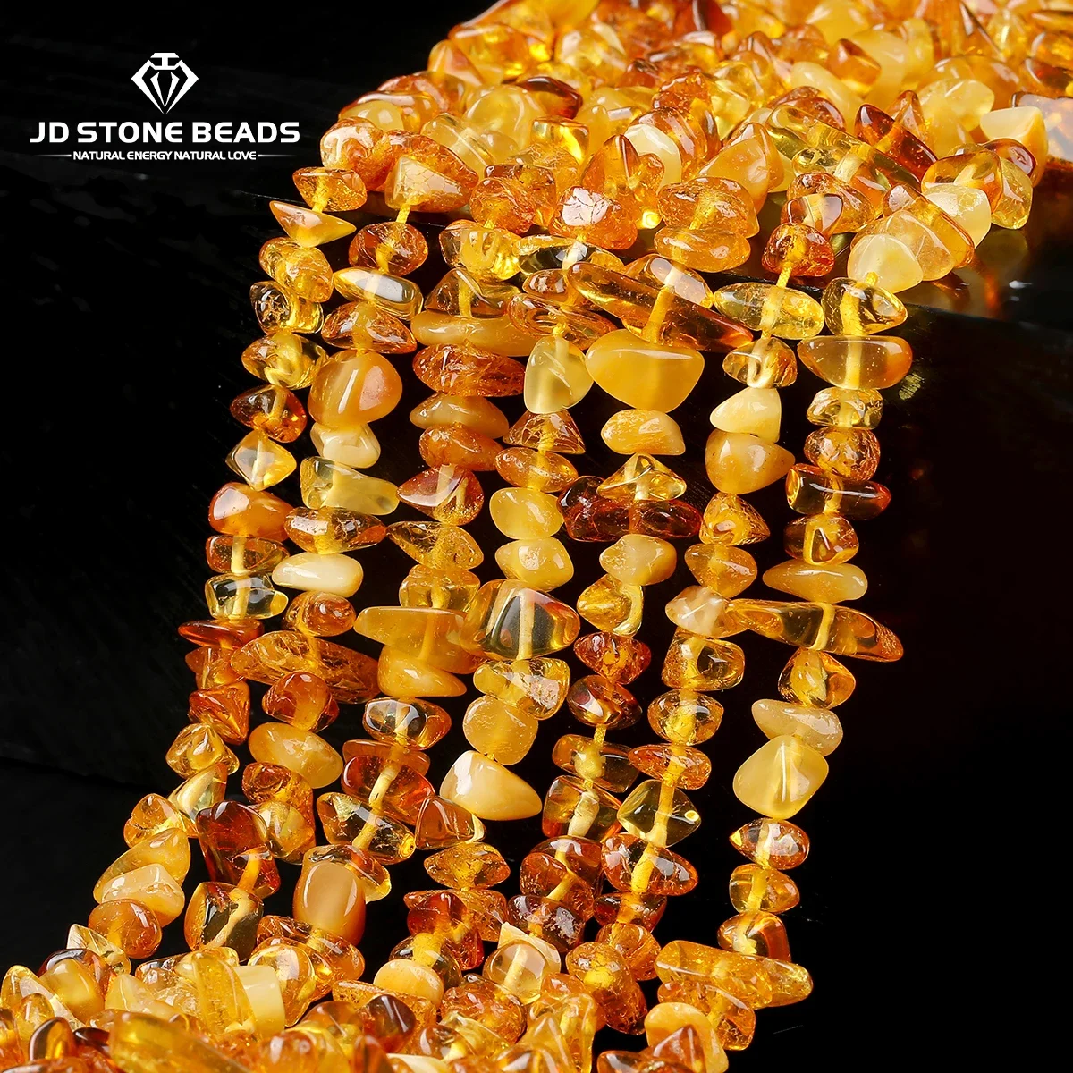 Lascas de âmbar natural, pedra - Jewelry Making Gemstones avaliação e preço