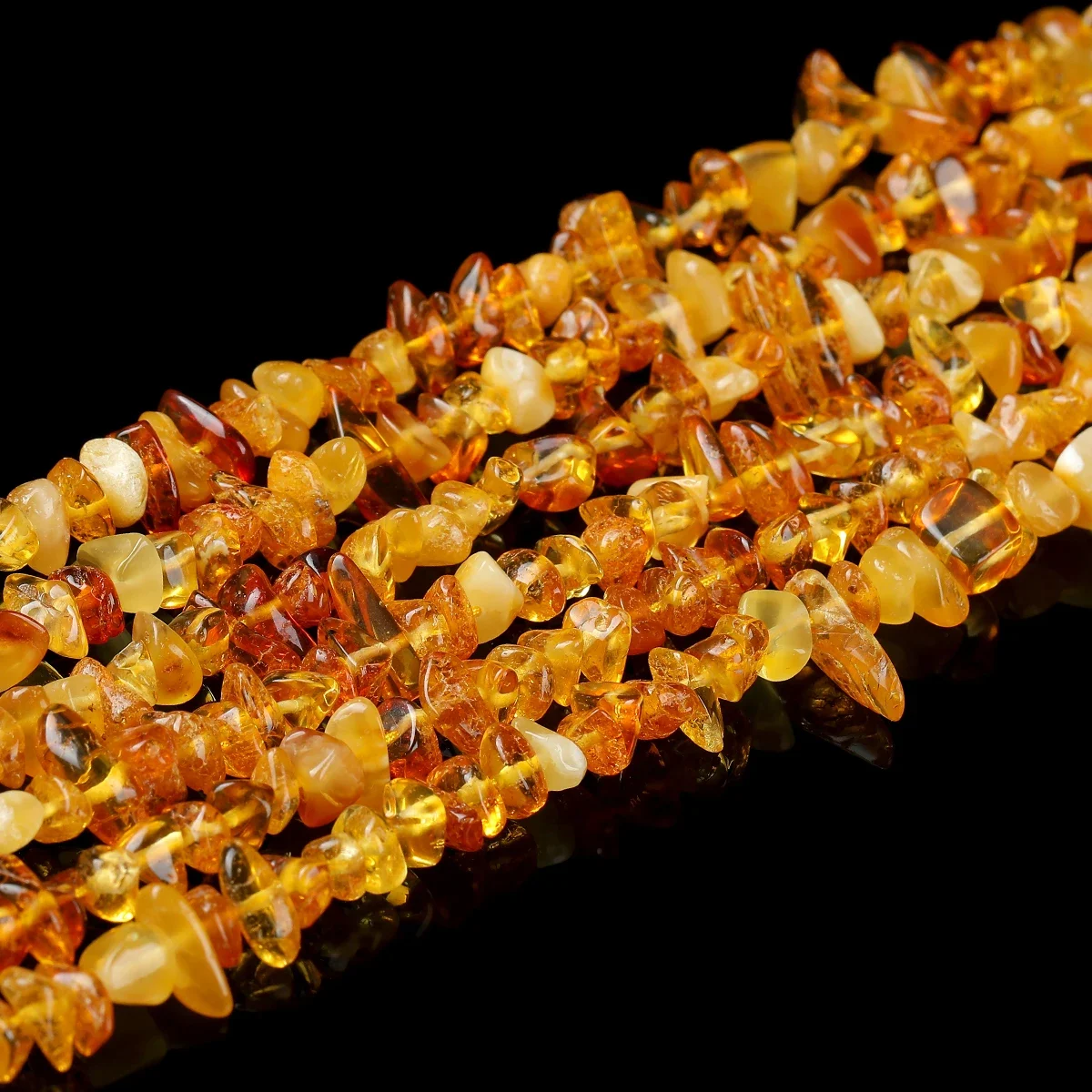 Lascas de âmbar natural, pedra - Jewelry Making Gemstones avaliação e preço