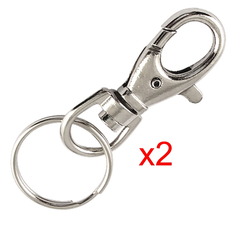 Chaveiro com Fecho Lagosta de  - Lobster Clasp Silver avaliação e preço
