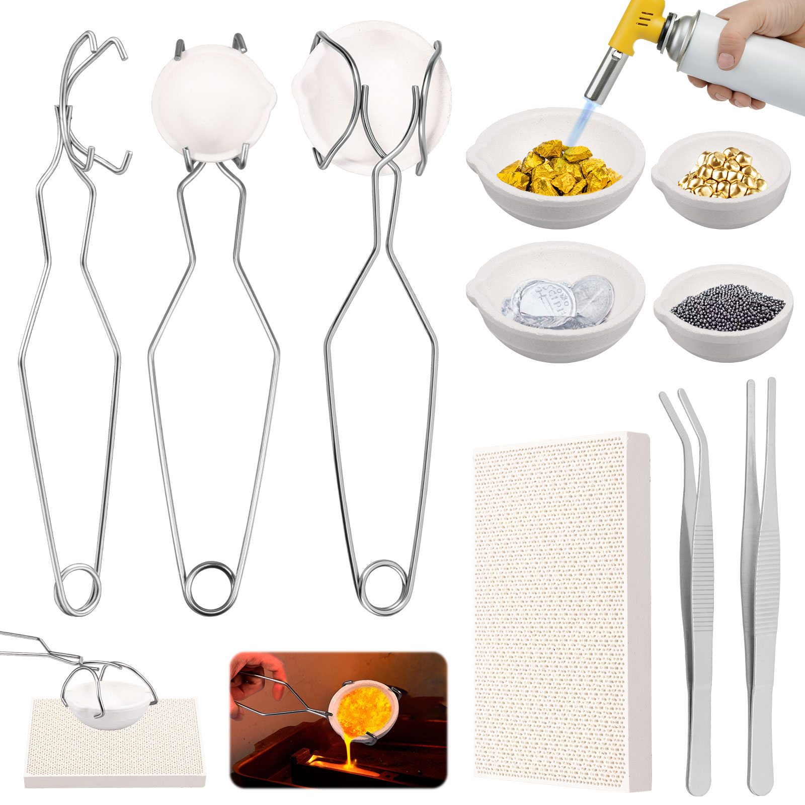 Conjunto de Cadinhos de Alta P - Jewelry Making Torch avaliação e preço