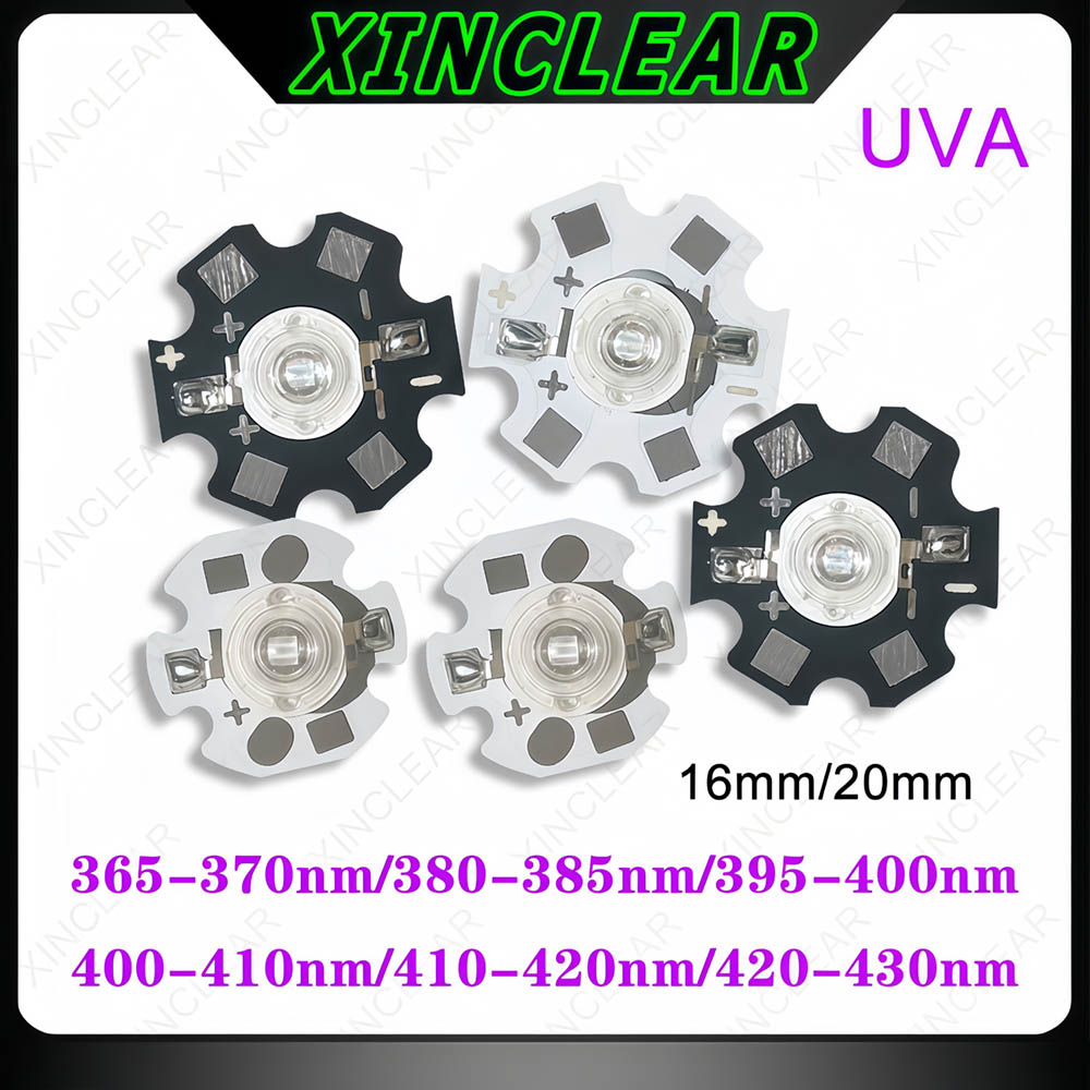 Chips LED UVA de 3W, 370nm, 38 - Jewelry Making Board avaliação e preço