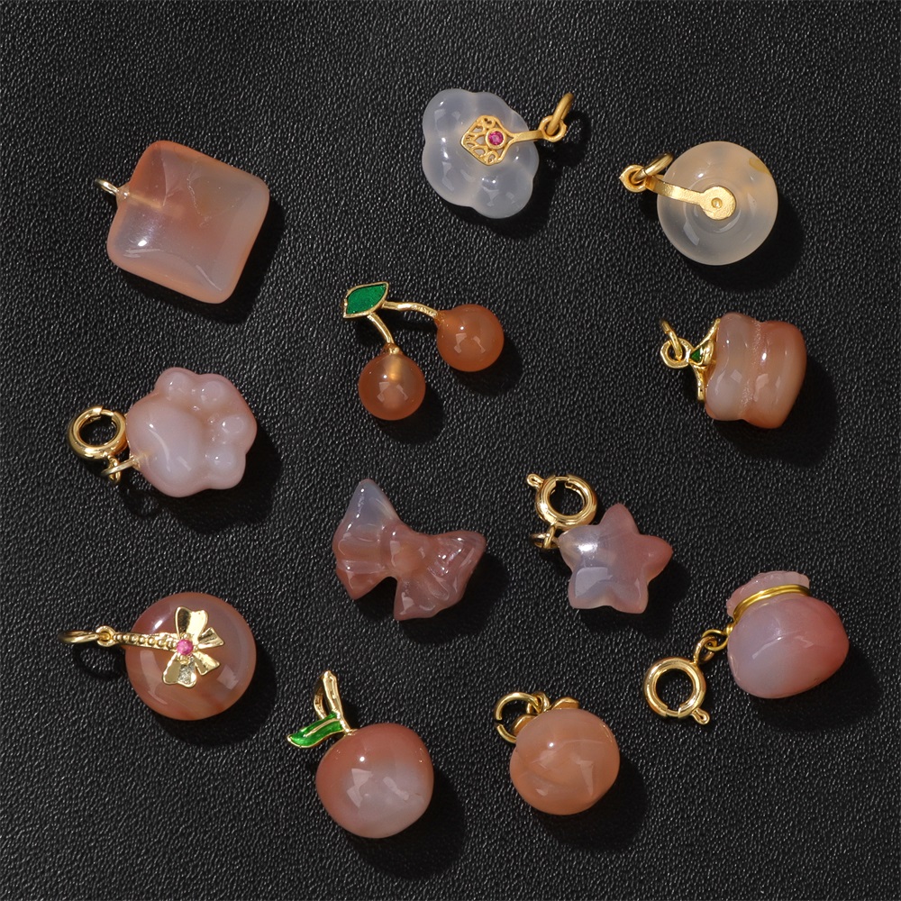 Pedra Natural Gems Ágatas Ping - Jewelry Making Gemstones avaliação e preço