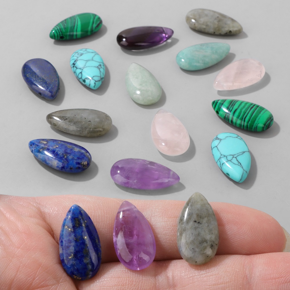 Pingente de pedra natural em f - Jewelry Making Gemstones avaliação e preço