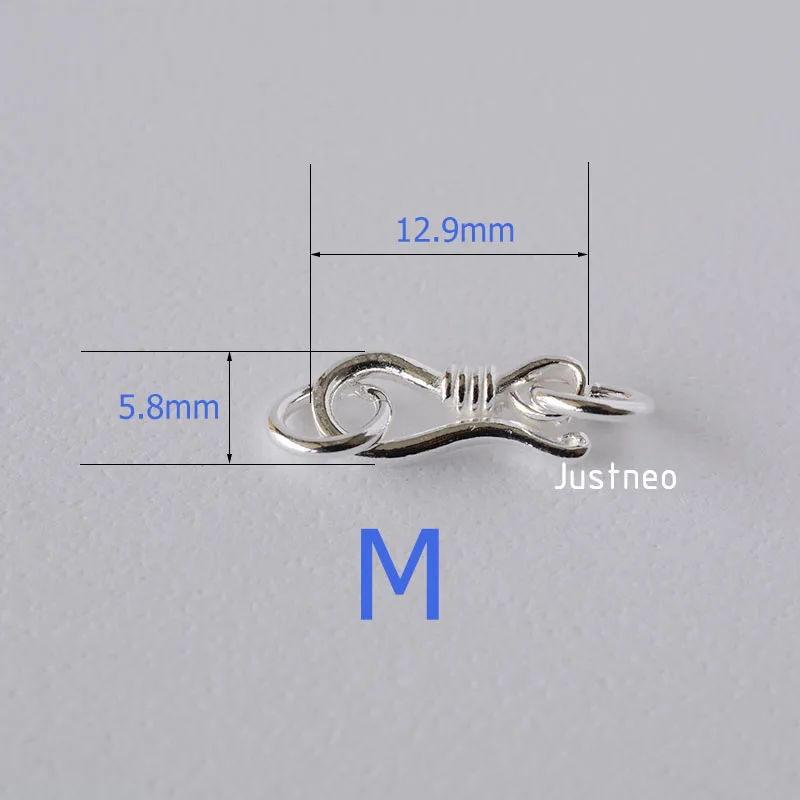 Fecho de peixe com gancho e ol - Lobster Clasp Silver avaliação e preço